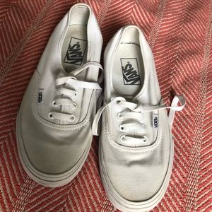Woman’s size 6.5 white vans